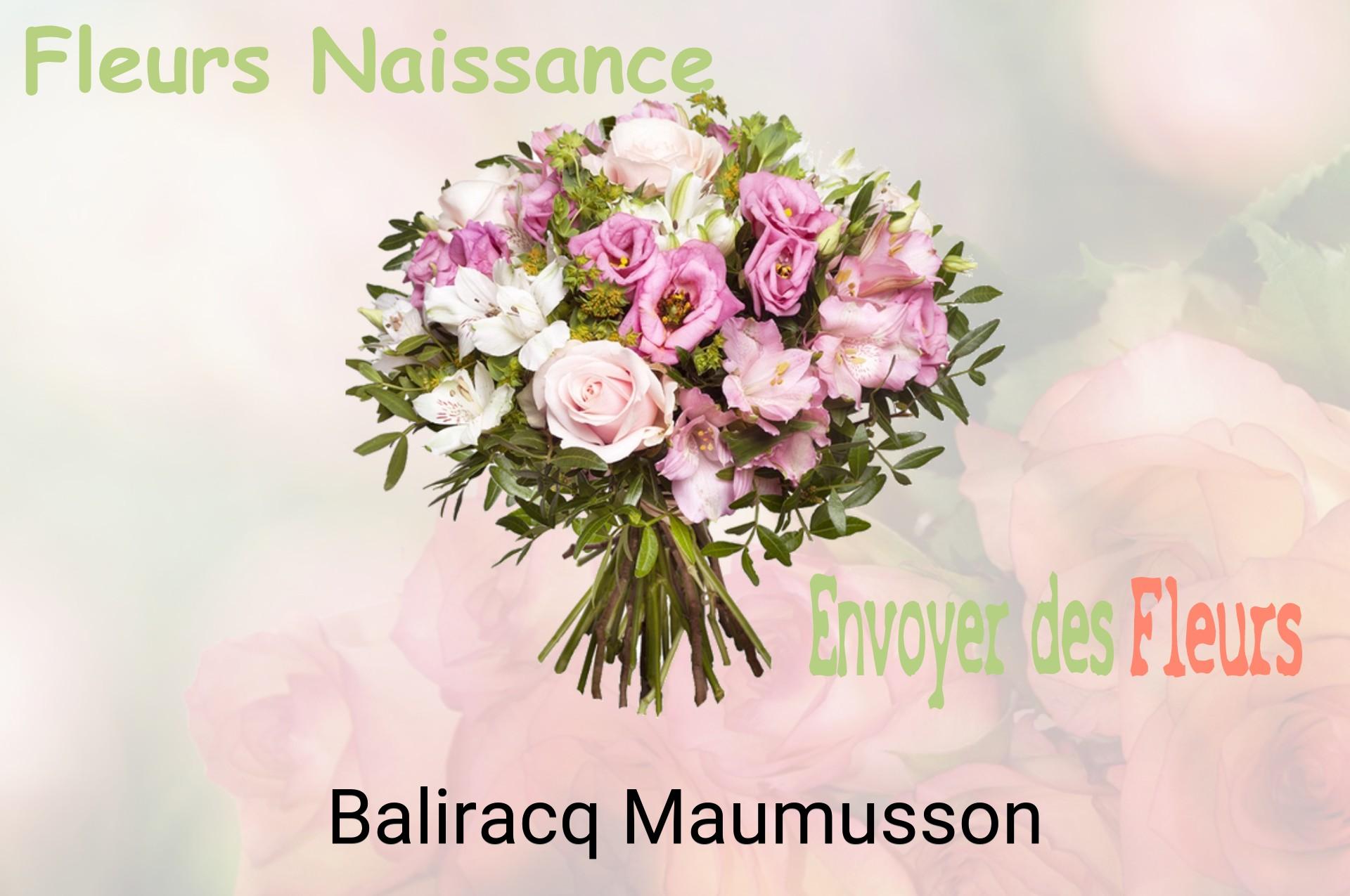Bouquet de fleurs de naissance livré à Baliracq-Maumusson